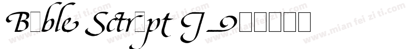 Bible Script T字体转换